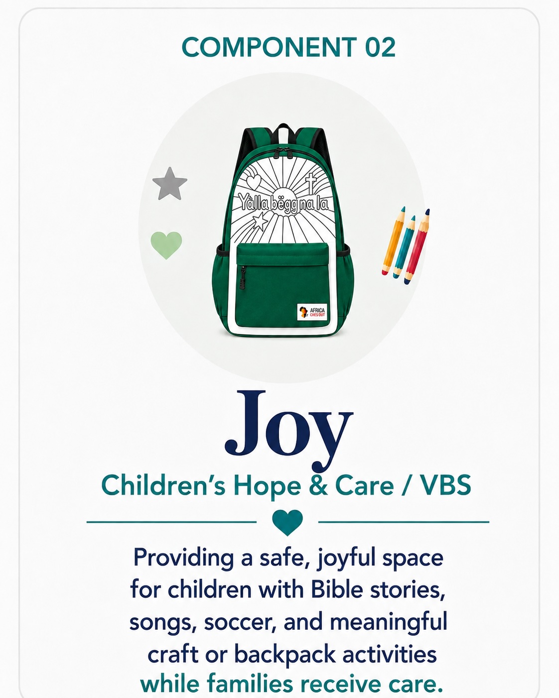 Component 02: Joy — Children’s Hope and Care / VBS
