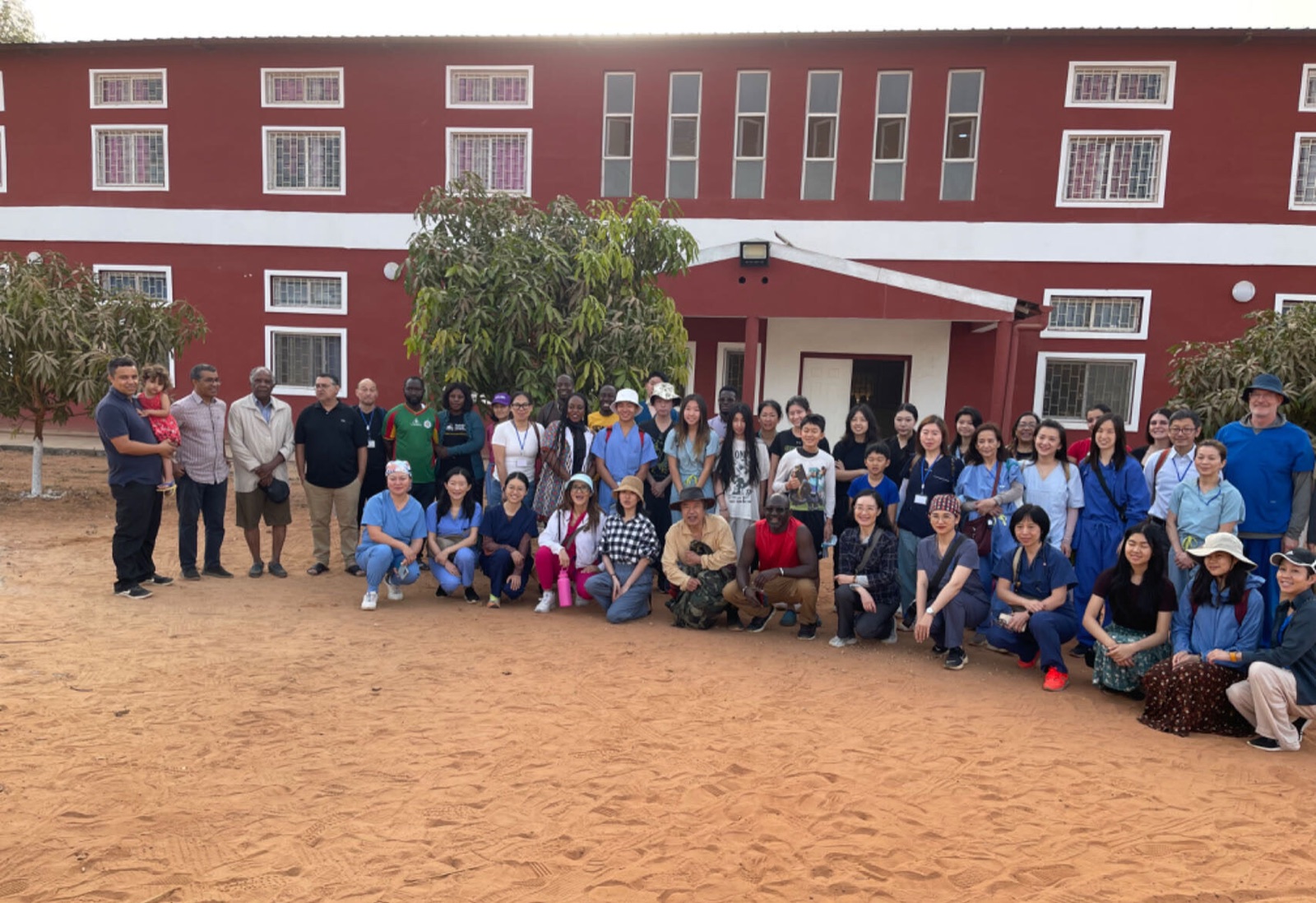 Young people and volunteers serving together with Africa Cries Out