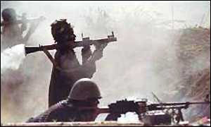 Photo 12. Civil war in Guinea-Bissau, BBC live coverage.