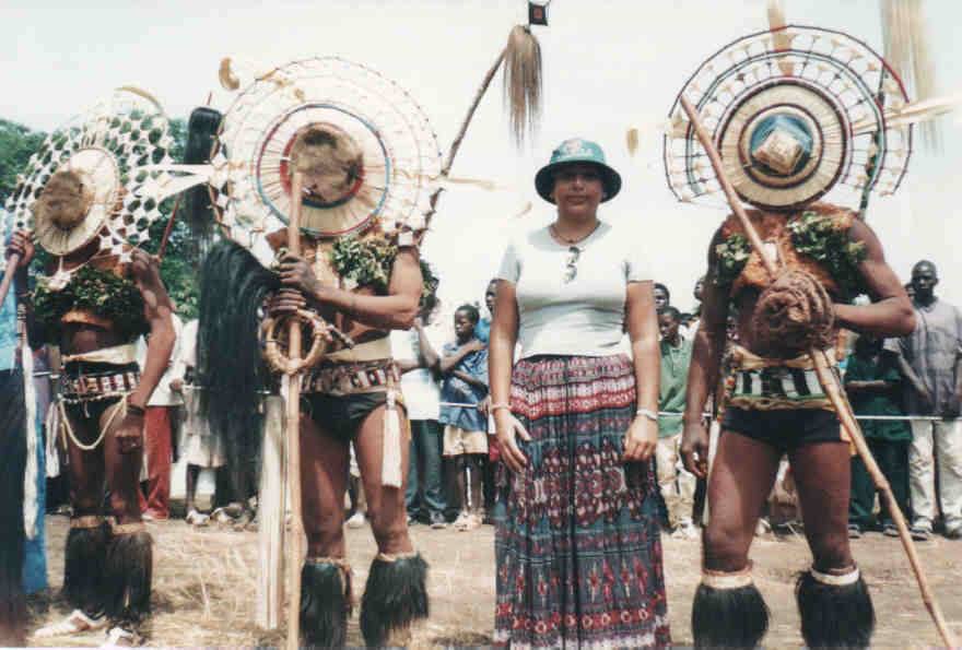 Figure 15: Pastor Ana in Village Basari in 2004, which barred outsiders.