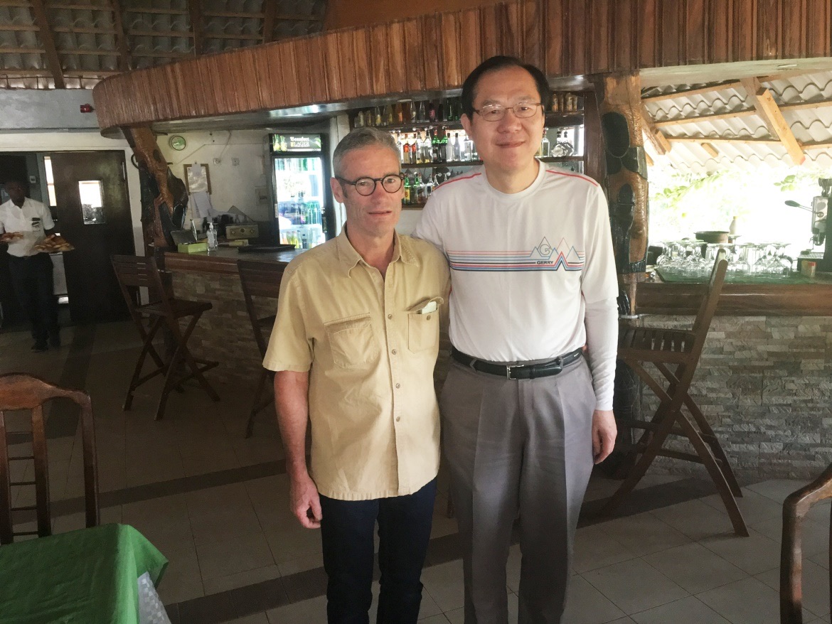 Figure 5: Dr. Jun Xu and the French epidemiologist.