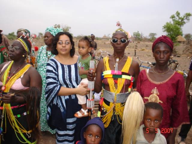 Figure 6: Pastor Ana protested at the ceremony of female genital mutilation with Emily.