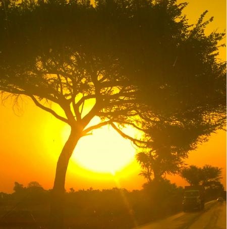 Figure 1: Sunrise in Senegal.