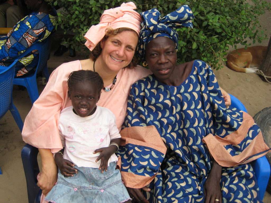 Nicole in Senegal when she was a Peace Corps volunteer.