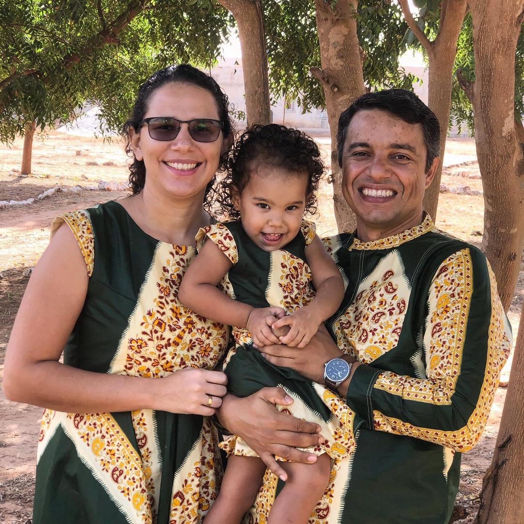Fig 7. Pastor Anderson, Ms. Andressa and their daughter Elana.